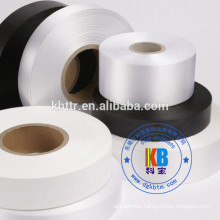 thermal transfer label type printed satin ribbon type wash care label garment